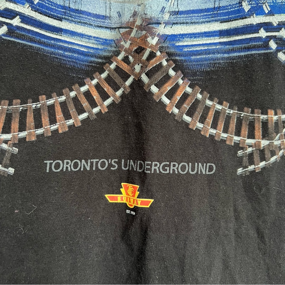 Vintage Toronto Subway TTC Graphic‎ T-Shirt Size XXL - Picture 3 of 7
